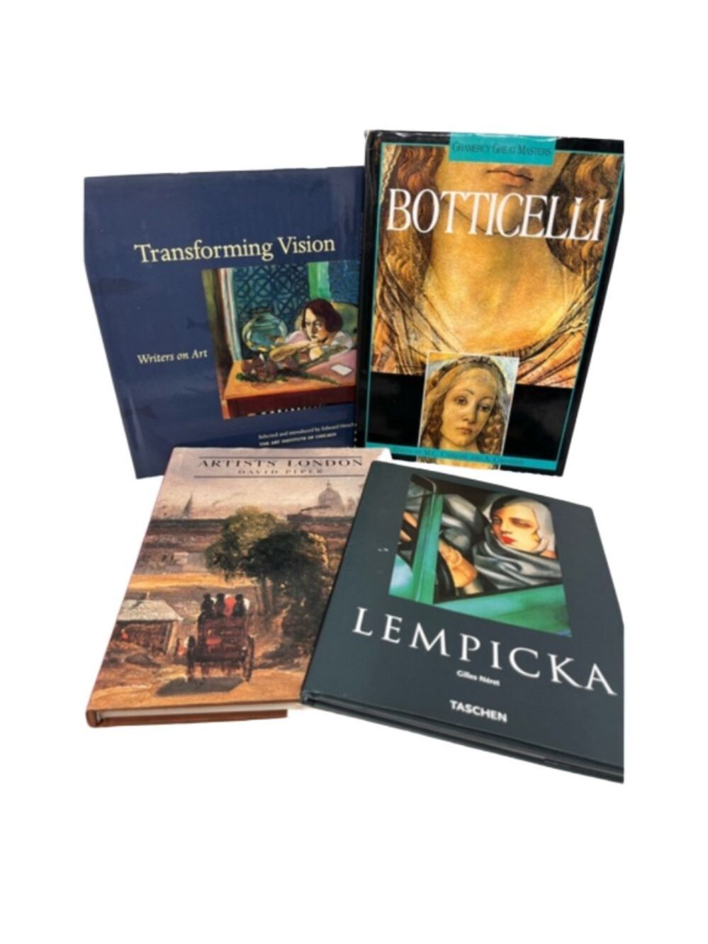 4 hardcover artist  texts